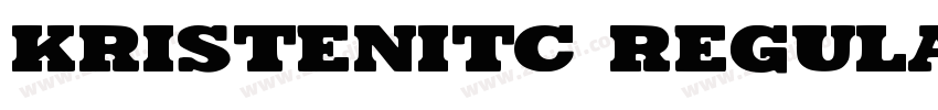 kristenitc regular字体转换